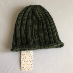 Free People Rory Rib Beanie in Olive